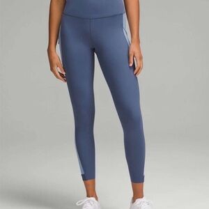 Lululemon Athletica Fast Free Shade/ Blue Willow Leggings Sz4